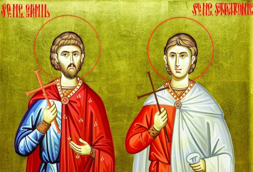 Sf. Mc. Ermil şi Stratonic; Sf. Ier. Iacob,  Episcop de Nisibe Poza 161682
