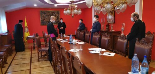 Prima ședință din 2021 a Permanenței Consiliului eparhial la Slobozia Poza 161696