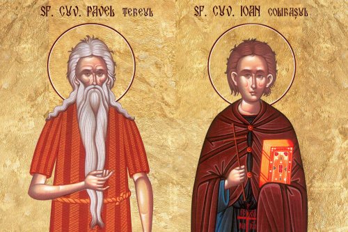 Sf. Cuv. Pavel Tebeul  şi Ioan Colibaşul Poza 161804