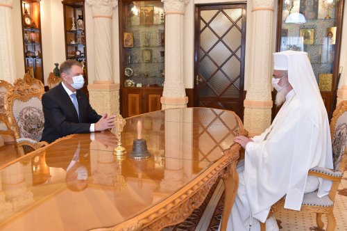 Președintele României s-a întâlnit cu Patriarhul Bisericii Ortodoxe Române  Poza 164065