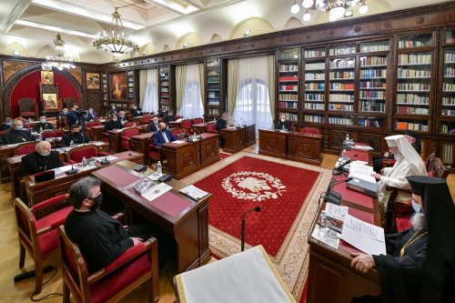 Sedința de lucru a Consiliului Național Bisericesc la Patriarhie Poza 164473