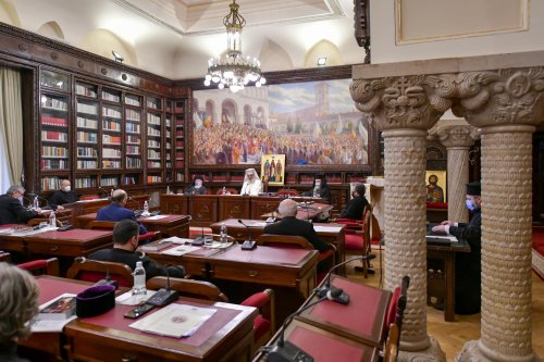 Sedința de lucru a Consiliului Național Bisericesc la Patriarhie Poza 164488