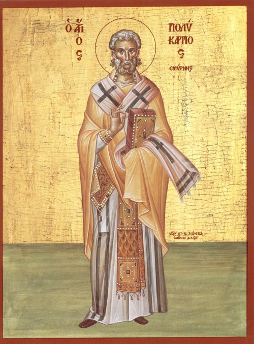 Sfântul Ierarh Policarp, Episcopul mucenic al Smirnei Poza 164396