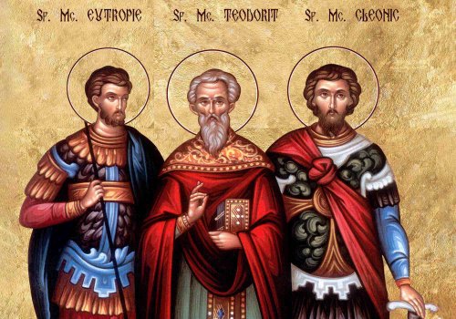 Sfinţii Mucenici Eutropie, Cleonic  şi Vasilisc Poza 164984