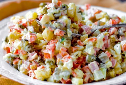 Salată de legume cu maioneză  de post Poza 166550