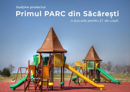 Primul parc pentru copii și tineri din satul Săcărești, Iași Poza 167283