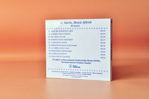 CD-ul cu pricesne „O, Marie, Maică Sfântă” de Letiţia Boroi-Vişoiu Poza 170981