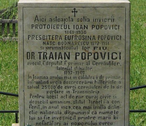 Traian Popovici, o figură istorică aproape uitată Poza 171155