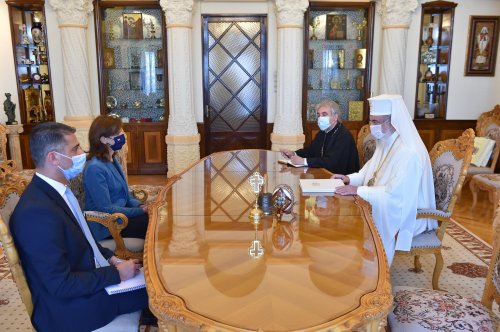 Ambasadorul Greciei  în vizită de prezentare la Patriarhia Română Poza 173295