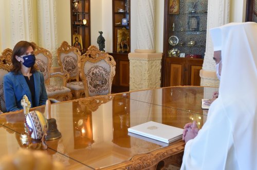 Ambasadorul Greciei  în vizită de prezentare la Patriarhia Română Poza 173296