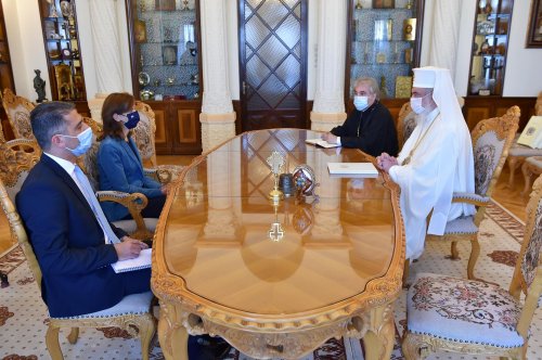 Ambasadorul Greciei  în vizită de prezentare la Patriarhia Română Poza 173298