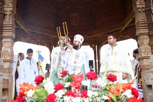 Sărbătoare la Mănăstirea Nușeni, județul Bistrița-Năsăud