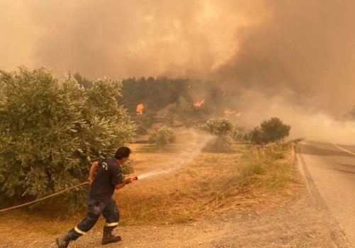 Incendii de amploare în Grecia