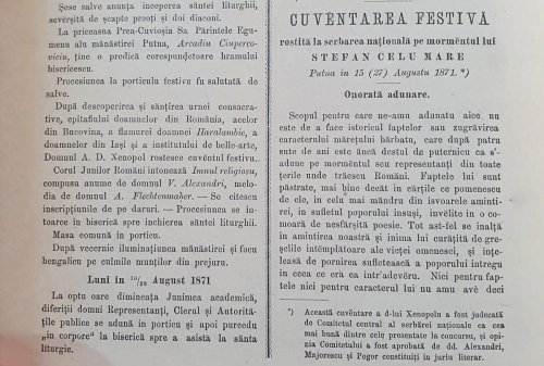 Discursul studentului A.D. Xenopol la Putna, de o uimitoare actualitate și după 150 de ani Poza 180189