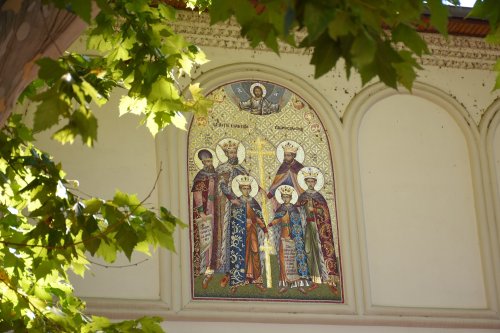 Icoane în mozaic impresionante sfințite la ctitoria Brâncovenilor din București  Poza 180882