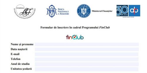 Club online de educaţie financiară