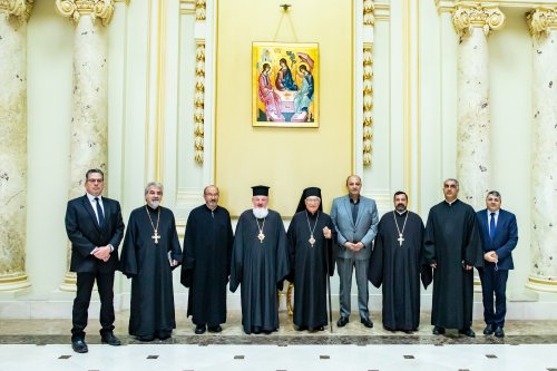 Întâistătătorul Bisericii Greco-Catolice Melkite în vizită la Patriarhia Română