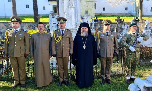 Pomenirea eroilor din al doilea Război Mondial la Mănăstirea Neamț Poza 191128