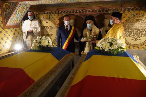 Binecuvântare la cripta filantropilor Nedelcu şi Ana Chercea
