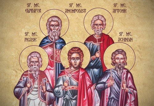 Sf. Mc. Achindin, Pigasie, Aftonie, Elpidifor şi Anempodist Poza 191399