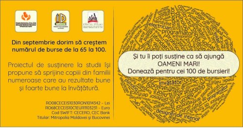 O parohie din diasporă oferă burse pentru 5 copii din Arhiepiscopia Iașilor