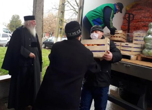 Donație de alimente pentru spitalul din Gătaia, județul Timiș