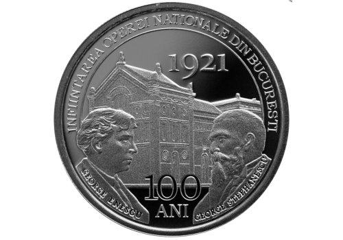 Monedă dedicată Operei din București Poza 192451