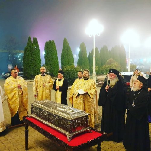 Procesiune cu moaștele Sfântului Ioan Hrisostom la Arad