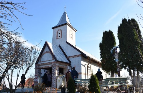Binecuvântare la biserica din satul Gheorgheni, Cluj