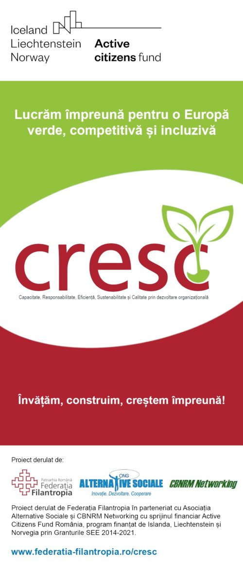 CRESC, un nou proiect dezvoltat de Federația Filantropia și organizații partenere  Poza 192966