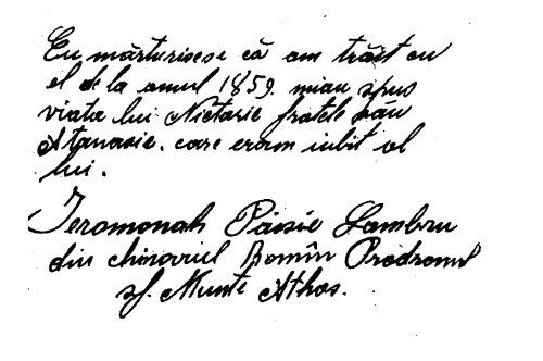 Schimonahul Nectarie Prodromitul, protopsaltul isihast Poza 192937