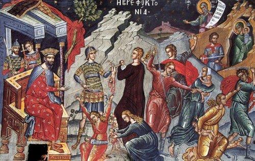 Sfinţii 14.000 de prunci ucişi din porunca lui Irod; Sf. Cuv. Marcel şi Tadeu (Harţi) Poza 198921