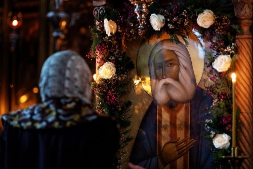 Sfântul Serafim de Sarov, cinstit la biserica din Capitală ce are moaștele sale Poza 199535