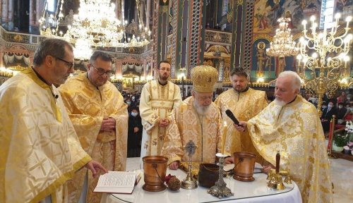 Botezul Domnului la Catedrala Arhiepiscopală din Arad