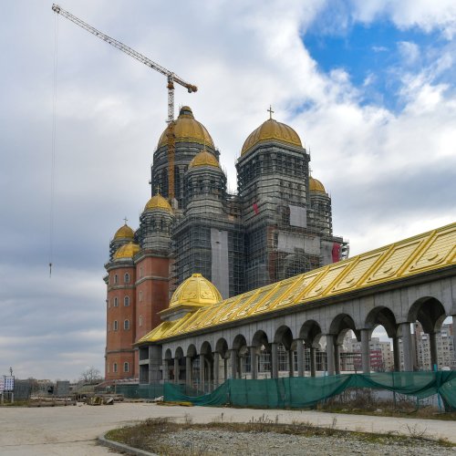 Șantierul Catedralei Mântuirii Neamului la început de an Poza 200587