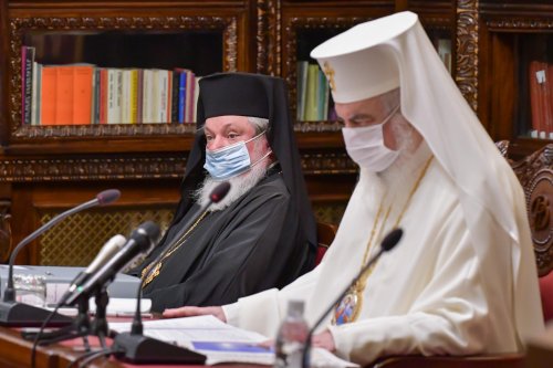 Ședința de lucru a Consiliului Național Bisericesc la Patriarhie Poza 203508