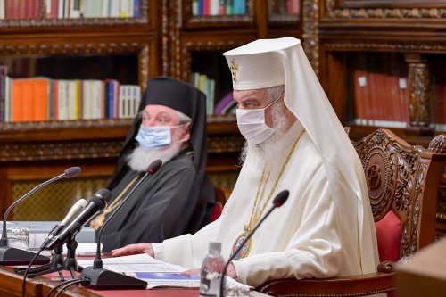 Ședința de lucru a Consiliului Național Bisericesc la Patriarhie Poza 203509