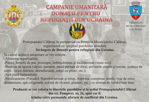 Noi acțiuni de sprijinire a refugiaților ucraineni desfășurate de eparhii Poza 205509