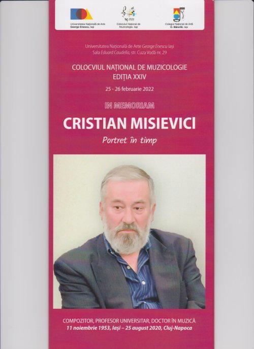 Omagiu și litanie: compozitorul Cristian Misievici Poza 206484