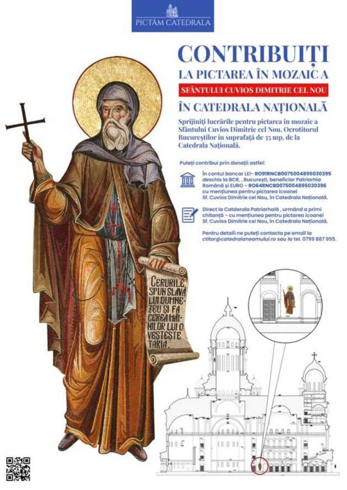 Catedrala Patriarhală sprijină pictarea sfântului ocrotitor în Catedrala Națională Poza 206990