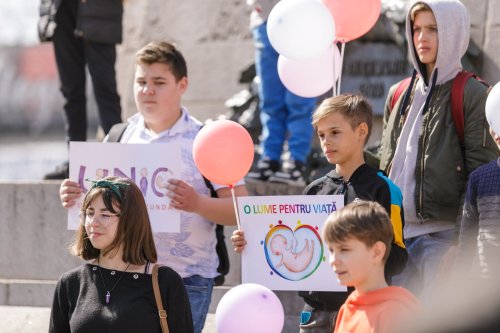 O mie de persoane la „Marșul pentru viață” organizat în Iași Poza 207739