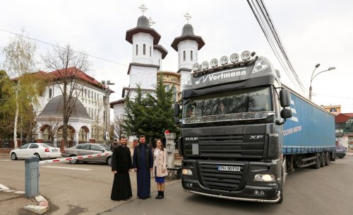 Transport umanitar pentru refugiații ucraineni din partea Arhiepiscopiei Buzăului și Vrancei Poza 209391