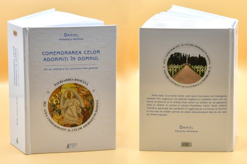 Volum comemorativ ce poartă semnătura Patriarhului României