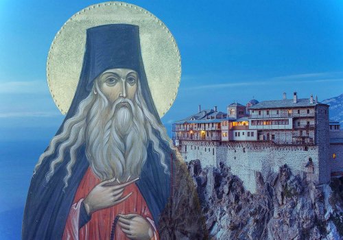 Sfântul Paisie de la Neamț, stareţ al mănăstirii athonite Simonos Petra Poza 209432