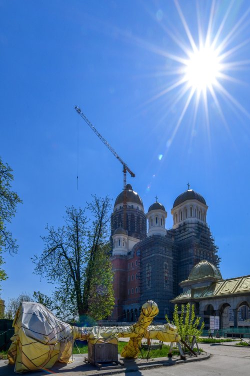 Progresul șantierului Catedralei Naționale în apropierea sărbătorilor pascale Poza 210384
