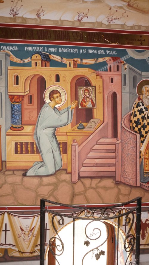 Fresce cu viața Sfântului Simeon Noul Teolog în biserica de la Mănăstirea Cașin Poza 211711