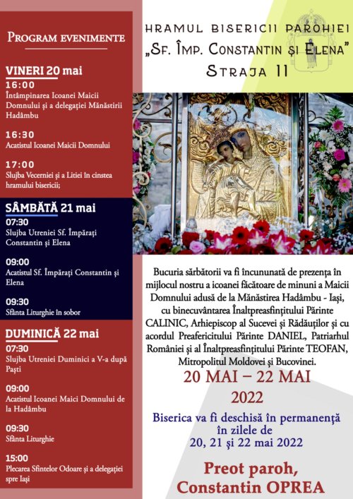 Icoana „Axionița” de la Mănăstirea Hadâmbu va fi dusă spre închinare în localitatea Straja, Suceava Poza 214061
