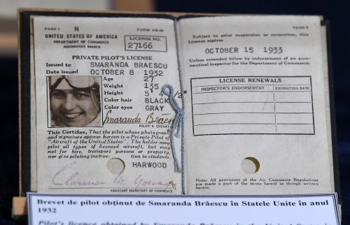 90 de ani de la recordul în parașutism al Smarandei Brăescu Poza 214260