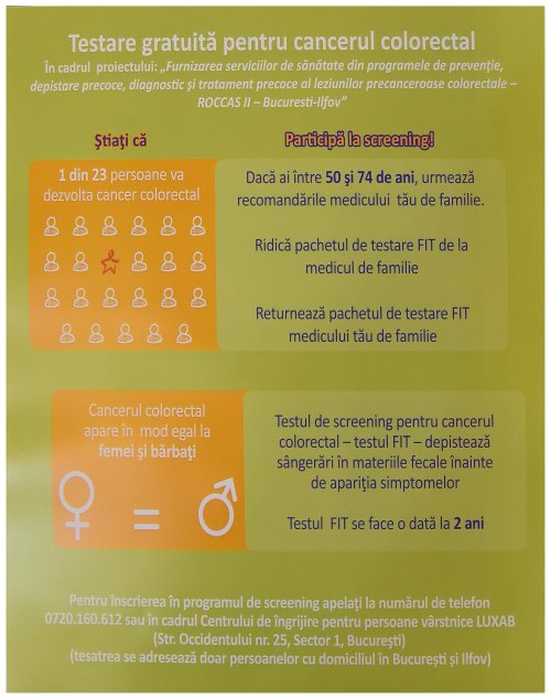 Campanie de prevenire a afecțiunilor oncologice demarată în Capitală Poza 218132