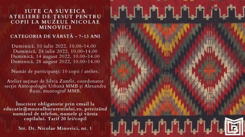 Ateliere de țesut la Muzeul Minovici Poza 219453